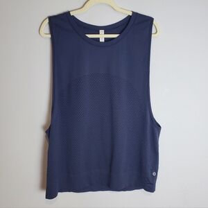 Lululemon Breeze By Muscle Tank II Size 12 Navy Blue